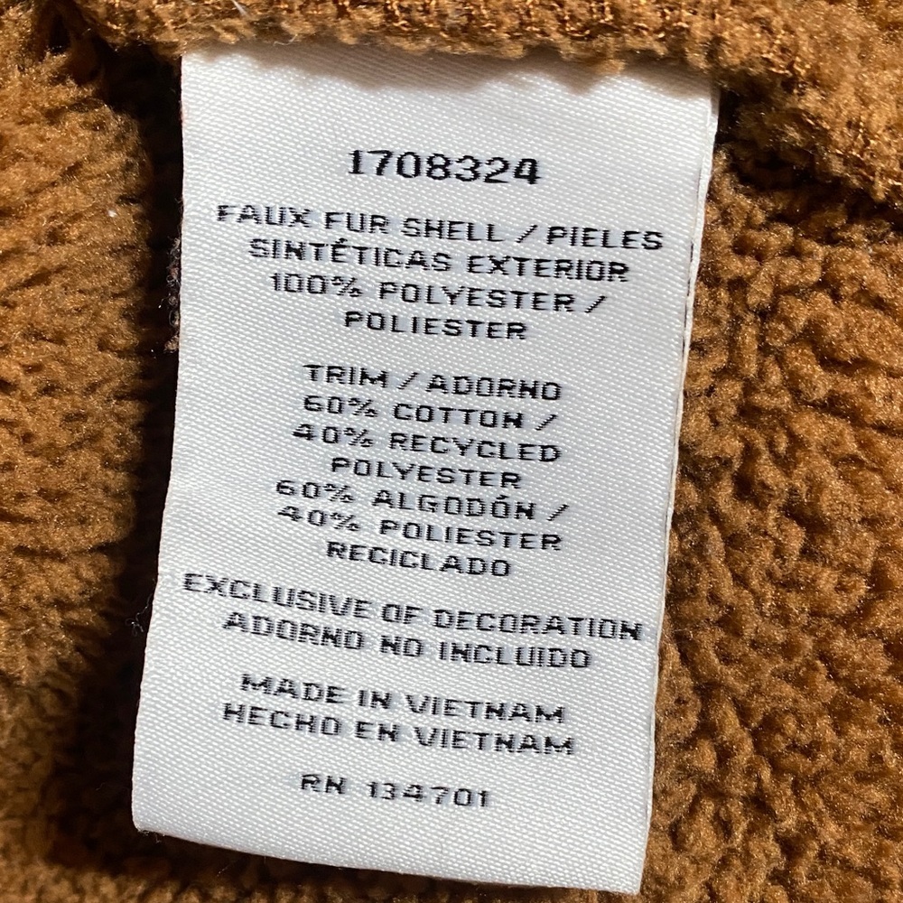 Boston Traders Sherpa Jacket Mens M Brown Fleece Lined Button Coat - Picture 6 of 10